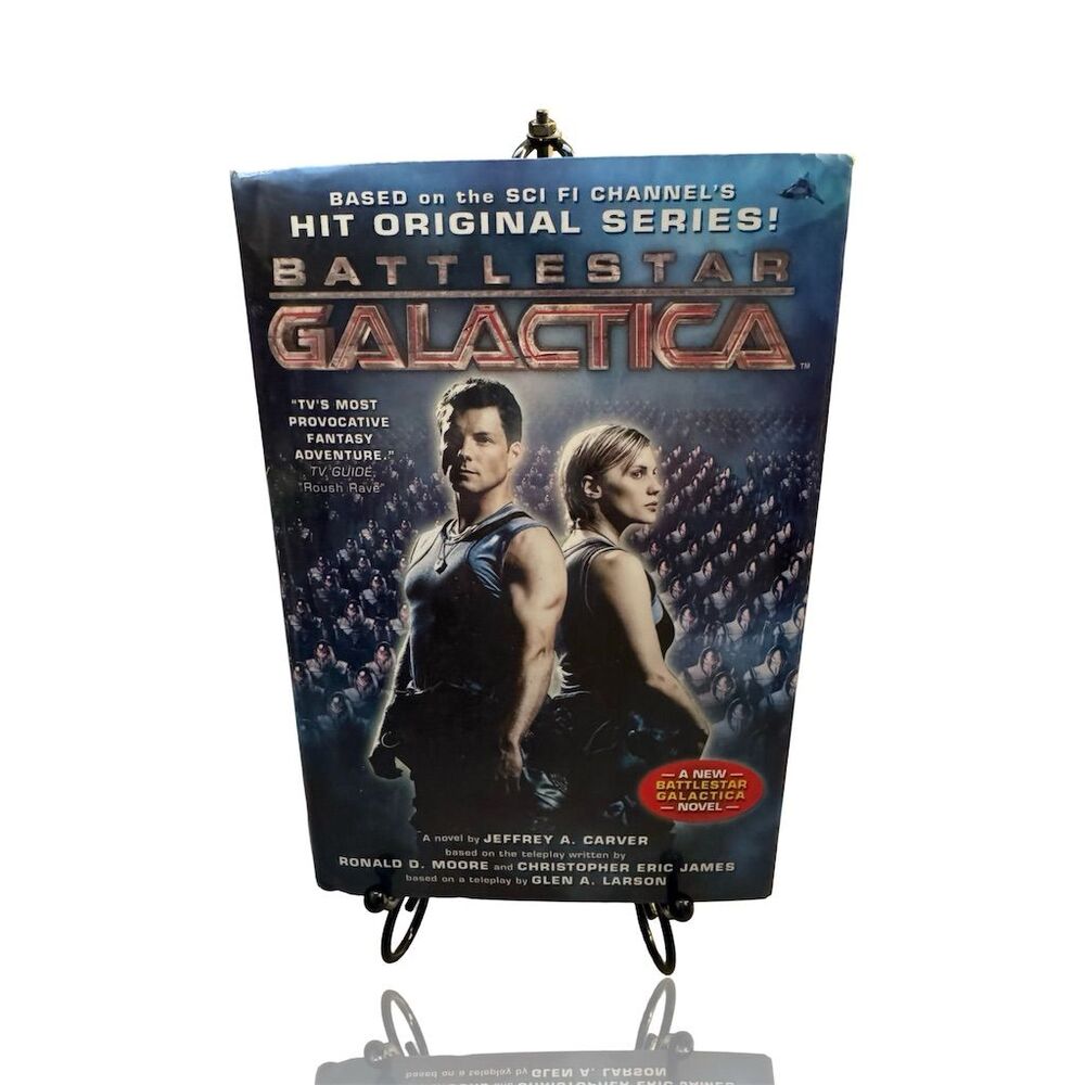 Battlestar Galactica Novel by Jeffrey A. Carver Sci-Fi Paperback Book